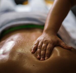 Deep tissue massage treatment for men