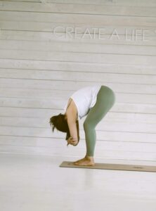 First stretching position of the 3 easy stretches to relieve lower back pain.